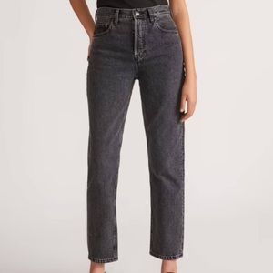 Everlane Cheeky Jeans in Washed Black Size 25 Regular